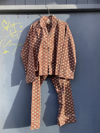 Craft Sisters Classic Pyjamas Blockprint Chocolate